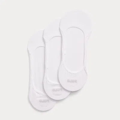 Polo Ralph Lauren No-show Dress Sock 3-pack In White