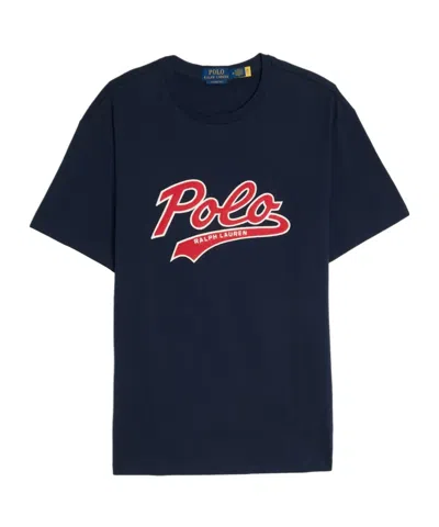 POLO RALPH LAUREN POLO RALPH LAUREN LOGO PATCH CREWNECK T-SHIRT