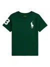 Polo Ralph Lauren Number-embellished Jersey T-shirt In Green