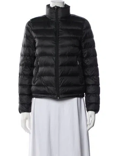 Pre-owned Polo Ralph Lauren Nylon Down Jacket In Black