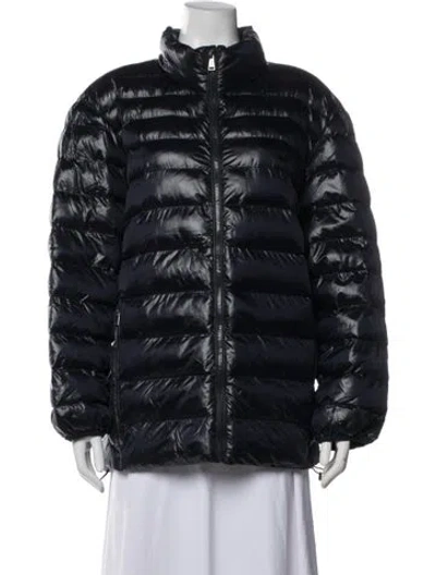 Pre-owned Polo Ralph Lauren Nylon Down Jacket In Blue