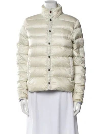 Pre-owned Polo Ralph Lauren Nylon Down Jacket In Neutral