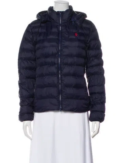 Pre-owned Polo Ralph Lauren Nylon Jacket In Blue