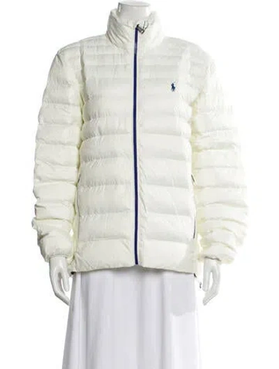Pre-owned Polo Ralph Lauren Nylon Jacket In Neutral