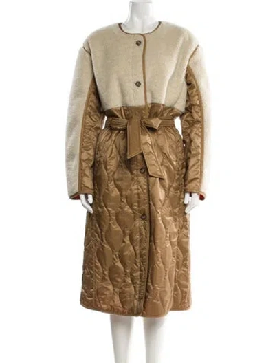 Pre-owned Polo Ralph Lauren Nylon Trench Coat In Brown