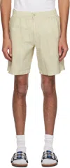 Polo Ralph Lauren Off-white 8-inch Polo Prepster Mineral-dyed Shorts In Neutrals