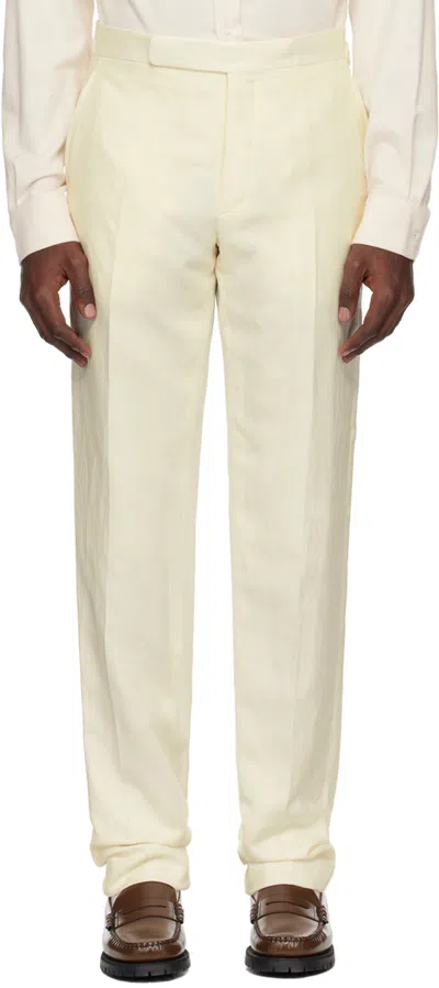 Polo Ralph Lauren Off-white Gregory Trousers In Classic Cream