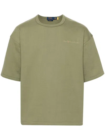 Polo Ralph Lauren Olive Green Logo Print T-shirt