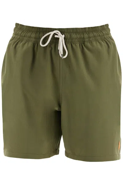 Polo Ralph Lauren 14.6 Cm Traveller Classic Swimming Trunk Clothing In Green