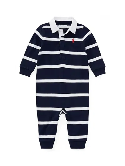 Polo Ralph Lauren Babies' One Piece Set In Blue