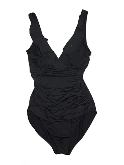Pre-owned Polo Ralph Lauren One Piece Swimsuit In Black