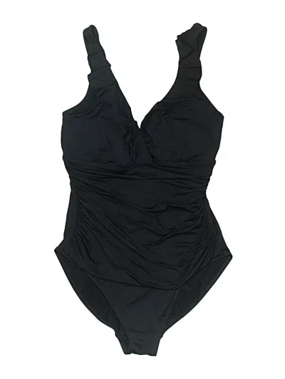 Pre-owned Polo Ralph Lauren One Piece Swimsuit In Black