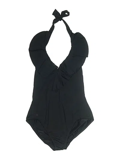 Pre-owned Polo Ralph Lauren One Piece Swimsuit In Black