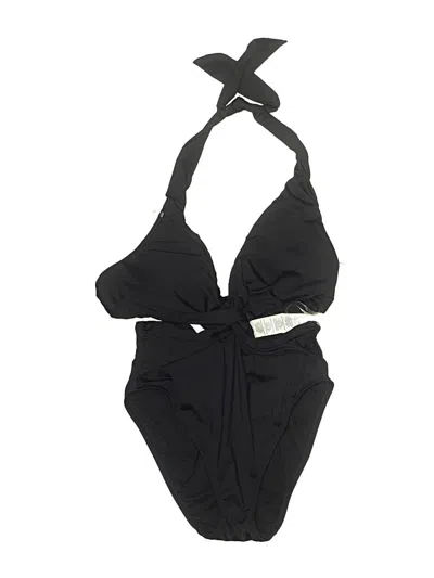 Pre-owned Polo Ralph Lauren One Piece Swimsuit In Black