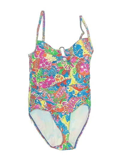 Pre-owned Polo Ralph Lauren One Piece Swimsuit In Blue