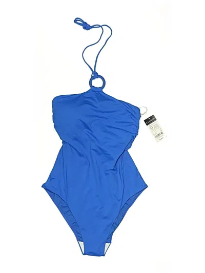 Pre-owned Polo Ralph Lauren One Piece Swimsuit In Blue