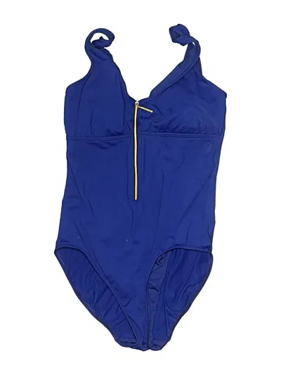 Pre-owned Polo Ralph Lauren One Piece Swimsuit In Blue