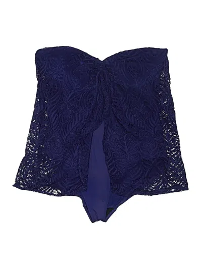 Pre-owned Polo Ralph Lauren One Piece Swimsuit In Blue
