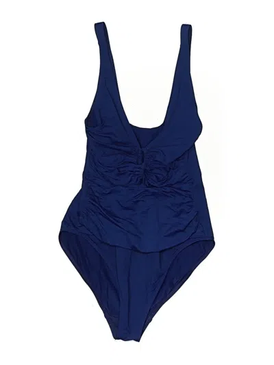 Pre-owned Polo Ralph Lauren One Piece Swimsuit In Blue