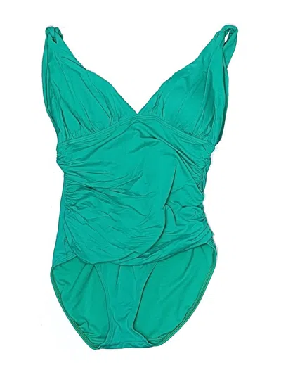 Pre-owned Polo Ralph Lauren One Piece Swimsuit In Green