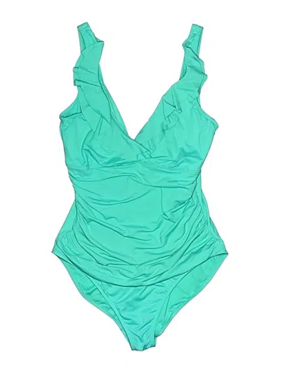 Pre-owned Polo Ralph Lauren One Piece Swimsuit In Green