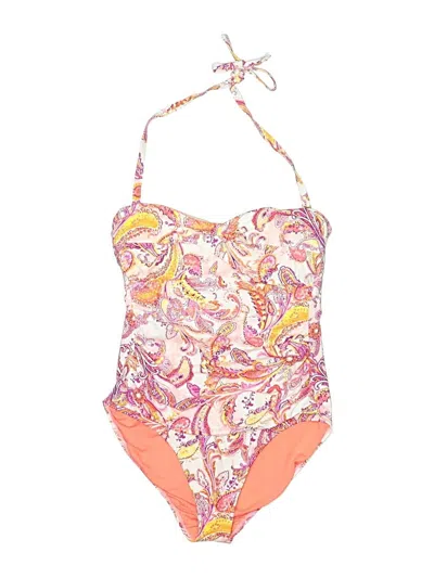 Pre-owned Polo Ralph Lauren One Piece Swimsuit In Pink