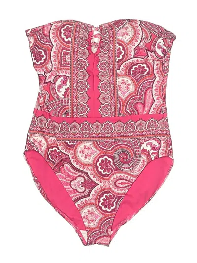 Pre-owned Polo Ralph Lauren One Piece Swimsuit In Pink