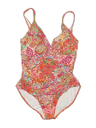 Pre-owned Polo Ralph Lauren One Piece Swimsuit In Pink