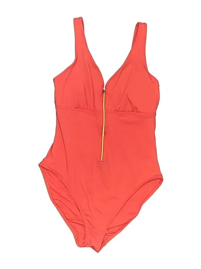 Pre-owned Polo Ralph Lauren One Piece Swimsuit In Red