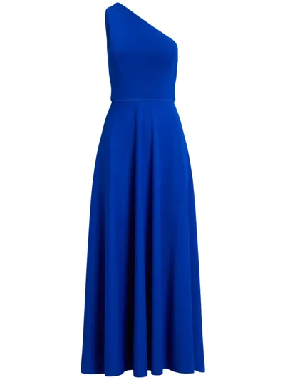 POLO RALPH LAUREN ONE-SHOULDER A-LINE MAXI DRESS
