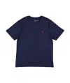 Polo Ralph Lauren Cruise Navy Boys' Polo Pony Short-sleeve Cotton T-shirt In Blue