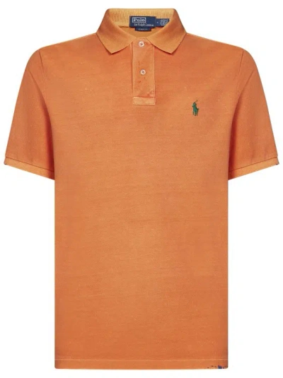 Polo Ralph Lauren Orange Classic-fit Polo Shirt In Brown