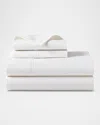 Polo Ralph Lauren Organic 464 Percale California King Fitted Sheet In Tux White