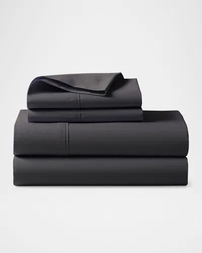 Polo Ralph Lauren Organic 464 Percale Full Fitted Sheet In Loft Gray
