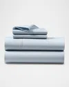 Polo Ralph Lauren Organic 464 Percale Full Fitted Sheet In Pl Sky Blu