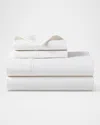 Polo Ralph Lauren Organic 464 Percale Full Fitted Sheet In Tux White