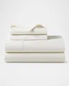 Polo Ralph Lauren Organic 464 Percale King Fitted Sheet In Alabaster