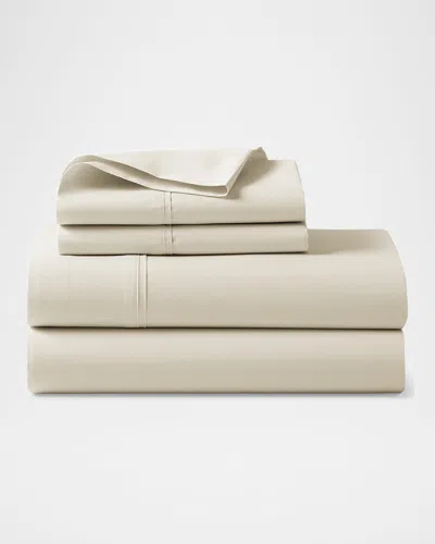 Polo Ralph Lauren Organic 464 Percale Queen Fitted Sheet In Sand Dune