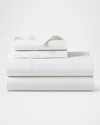 Polo Ralph Lauren Organic 464 Percale Queen Fitted Sheet In Tux White