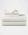 Polo Ralph Lauren Organic 464 Percale Full Flat Sheet In Alabaster