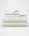 Polo Ralph Lauren Organic 464 Percale King Flat Sheet In Alabaster