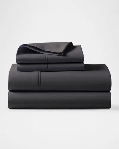 Polo Ralph Lauren Organic 464 Percale King Flat Sheet In Loft Gray