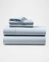 Polo Ralph Lauren Organic 464 Percale King Flat Sheet In Pl Sky Blu