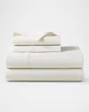 Polo Ralph Lauren Organic 464 Percale Queen Flat Sheet In Alabaster