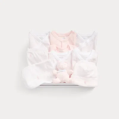 Polo Ralph Lauren Babies' Organic Cotton 11-piece Gift Set In Delicate Pink Multi