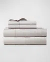 Polo Ralph Lauren Bethany 350 Thread Count Organic Cotton Flat Sheet In Platinum