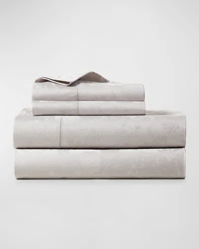 POLO RALPH LAUREN ORGANIC COTTON BETHANY JACQUARD FLAT SHEET, QUEEN