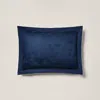 Polo Ralph Lauren Organic Cotton Bethany Jacquard Sham In Polo Navy