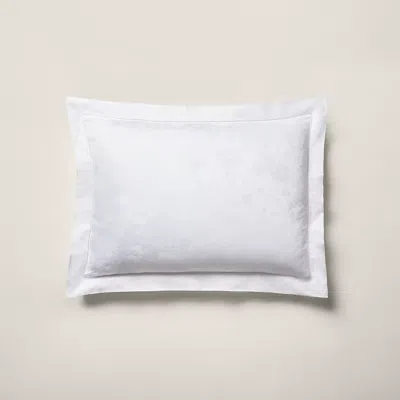 Polo Ralph Lauren Organic Cotton Bethany Jacquard Sham In Studio White