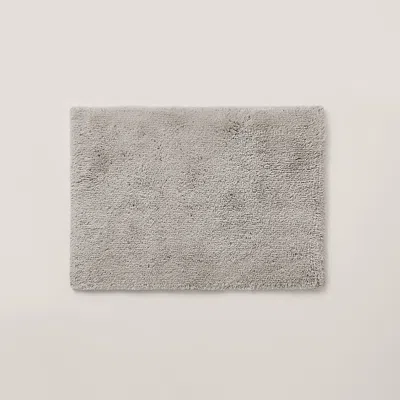 Polo Ralph Lauren Organic Cotton Dawson Bath Rug In Chateau Gray